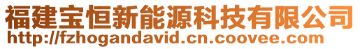 福建寶恒新能源科技有限公司