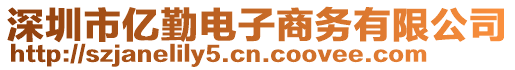 深圳市億勤電子商務(wù)有限公司