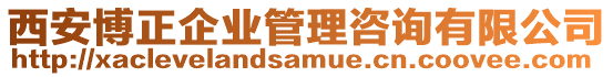 西安博正企業(yè)管理咨詢(xún)有限公司