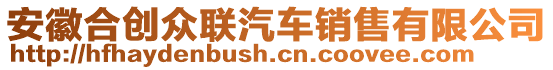 安徽合創(chuàng)眾聯(lián)汽車銷售有限公司