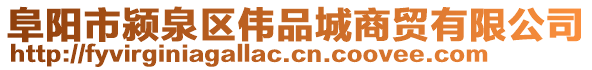 阜陽市潁泉區偉品城商貿有限公司