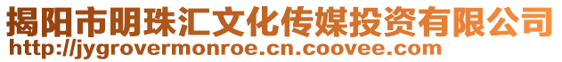 揭陽市明珠匯文化傳媒投資有限公司