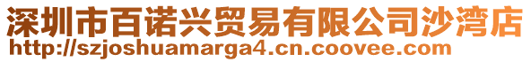 深圳市百諾興貿易有限公司沙灣店