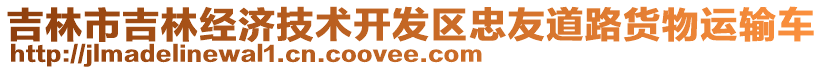 吉林市吉林經(jīng)濟技術(shù)開發(fā)區(qū)忠友道路貨物運輸車