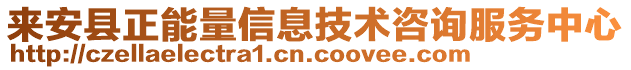 來安縣正能量信息技術咨詢服務中心