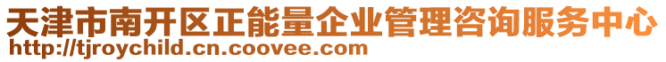 天津市南開區正能量企業管理咨詢服務中心