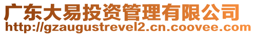 廣東大易投資管理有限公司