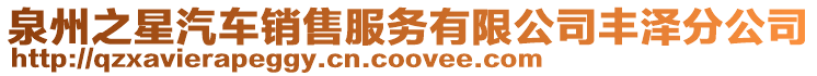 泉州之星汽車銷售服務有限公司豐澤分公司