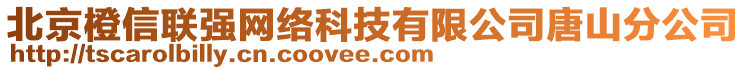 北京橙信聯(lián)強(qiáng)網(wǎng)絡(luò)科技有限公司唐山分公司