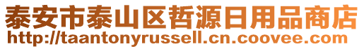 泰安市泰山區(qū)哲源日用品商店