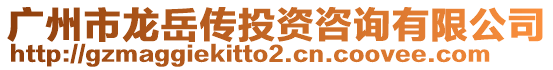 廣州市龍岳傳投資咨詢有限公司