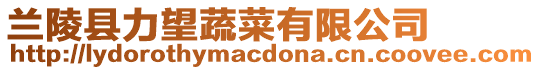 蘭陵縣力望蔬菜有限公司