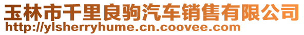 玉林市千里良駒汽車銷售有限公司