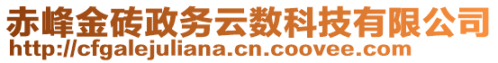 赤峰金磚政務(wù)云數(shù)科技有限公司