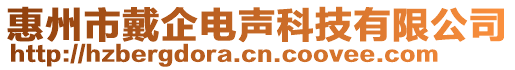 惠州市戴企電聲科技有限公司