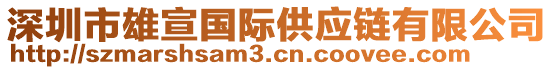 深圳市雄宣國際供應(yīng)鏈有限公司
