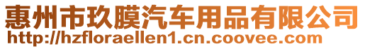 惠州市玖膜汽車用品有限公司