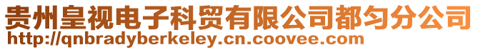 貴州皇視電子科貿(mào)有限公司都勻分公司