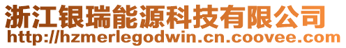 浙江銀瑞能源科技有限公司