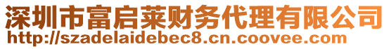 深圳市富啟萊財務(wù)代理有限公司