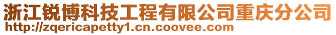 浙江銳博科技工程有限公司重慶分公司