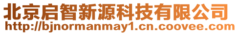 北京啟智新源科技有限公司