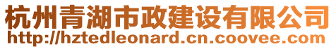 杭州青湖市政建設有限公司