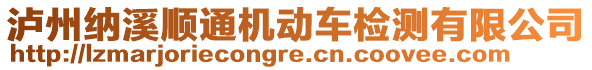 瀘州納溪順通機(jī)動(dòng)車檢測(cè)有限公司