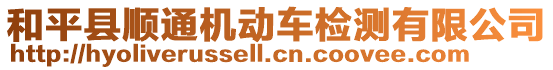 和平縣順通機(jī)動(dòng)車檢測(cè)有限公司