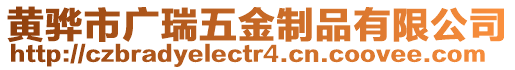 黃驊市廣瑞五金制品有限公司
