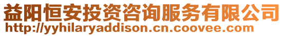 益陽恒安投資咨詢服務有限公司