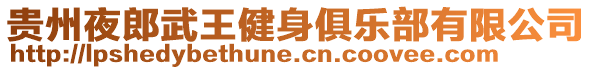 貴州夜郎武王健身俱樂部有限公司