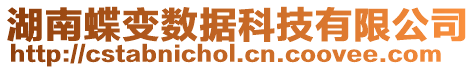 湖南蝶變數據科技有限公司