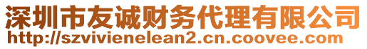 深圳市友誠(chéng)財(cái)務(wù)代理有限公司