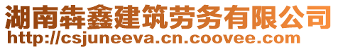 湖南犇鑫建筑勞務有限公司