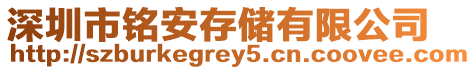 深圳市銘安存儲(chǔ)有限公司