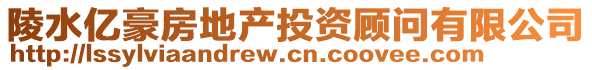 陵水億豪房地產(chǎn)投資顧問(wèn)有限公司