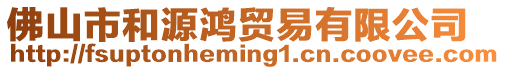 佛山市和源鴻貿易有限公司