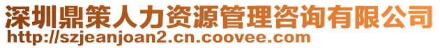 深圳鼎策人力資源管理咨詢有限公司