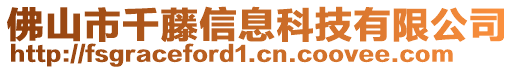 佛山市千藤信息科技有限公司