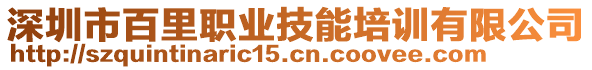 深圳市百里職業(yè)技能培訓(xùn)有限公司