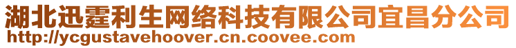 湖北迅霆利生網(wǎng)絡(luò)科技有限公司宜昌分公司