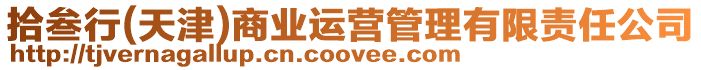拾叁行(天津)商業(yè)運(yùn)營(yíng)管理有限責(zé)任公司