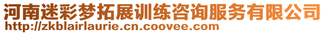 河南迷彩夢拓展訓練咨詢服務有限公司