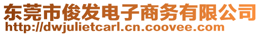 東莞市俊發(fā)電子商務(wù)有限公司