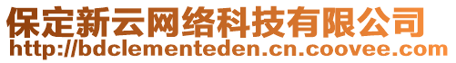 保定新云網(wǎng)絡(luò)科技有限公司