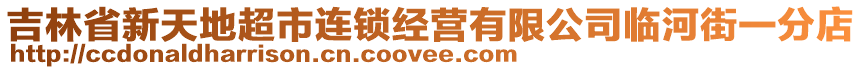 吉林省新天地超市連鎖經營有限公司臨河街一分店