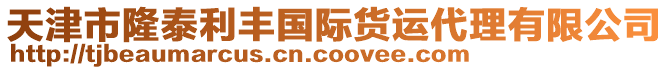 天津市隆泰利豐國(guó)際貨運(yùn)代理有限公司