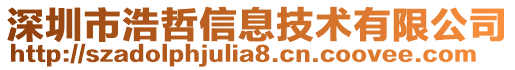 深圳市浩哲信息技術(shù)有限公司