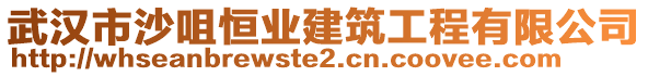 武漢市沙咀恒業(yè)建筑工程有限公司